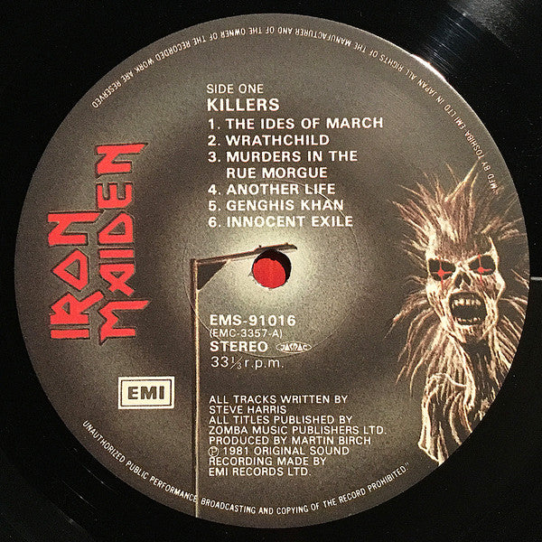 Iron Maiden - Killers (LP, Album)