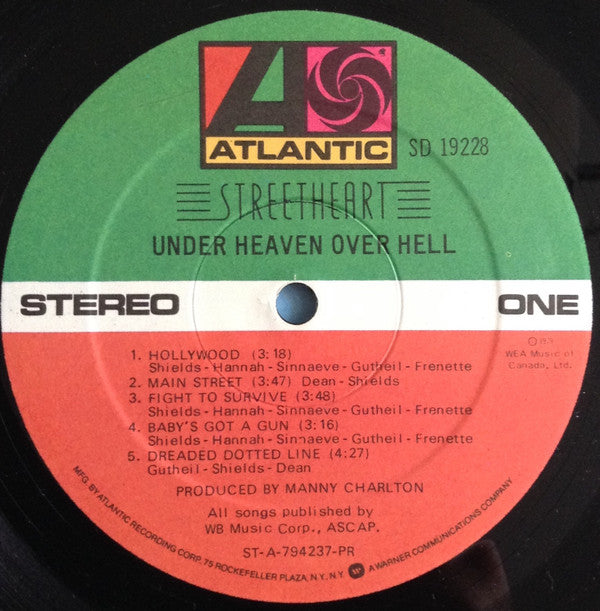 Streetheart - Under Heaven Over Hell (LP, Album, Pre)