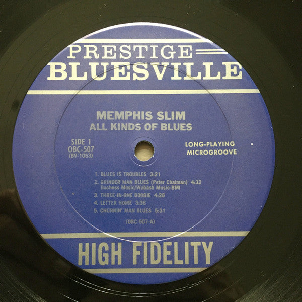 Memphis Slim - All Kinds Of Blues (LP, Album, RE)