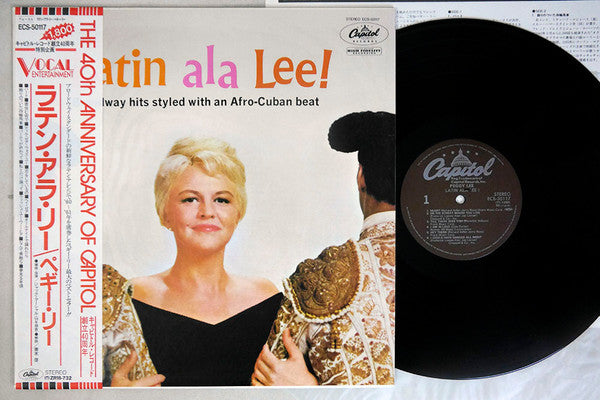 Peggy Lee With Jack Marshall's Music - Latin Ala Lee! (LP, Album, OBI)