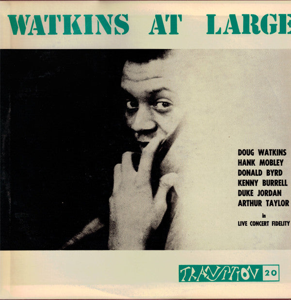 Doug Watkins - Watkins At Large (LP, Album, Mono, RE)