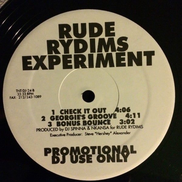 Rude Rydims - Rude Rydims Experiment (12"", Promo)