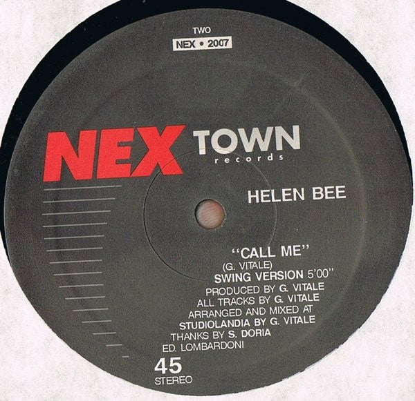 Helen Bee - Call Me (12"", Single)