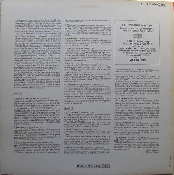 Yehudi Menuhin - Fascinating Rhythm Music Of The Thirties Album 2(LP)