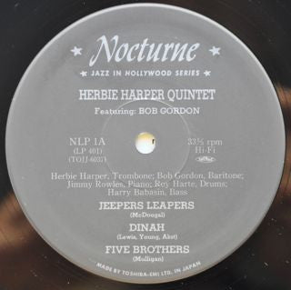 Herbie Harper Quintet - Herbie Harper Quintet (LP, Album, Mono, RE)