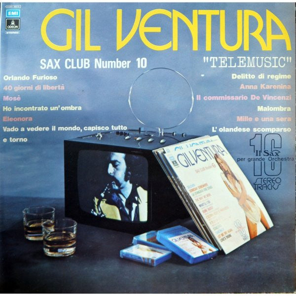 Gil Ventura - Sax Club Number 10 ""Telemusic"" (LP, Album)