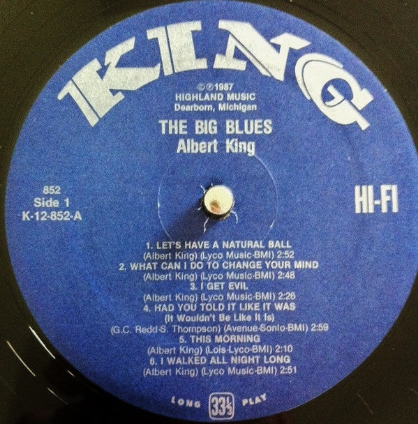 Albert King - The Big Blues (LP, Album, RE)