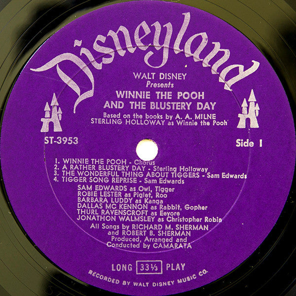 Walt Disney - Winnie The Pooh And The Blustery Day (LP, Uni)