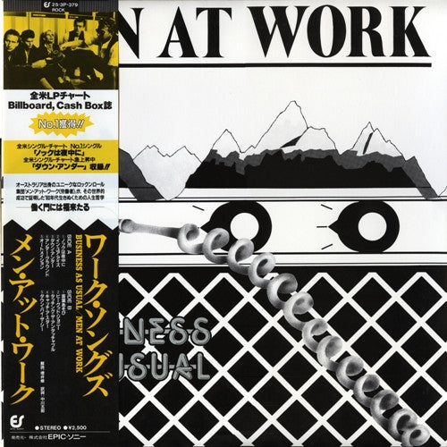 Men At Work - Business As Usual (LP, Album, YEL)