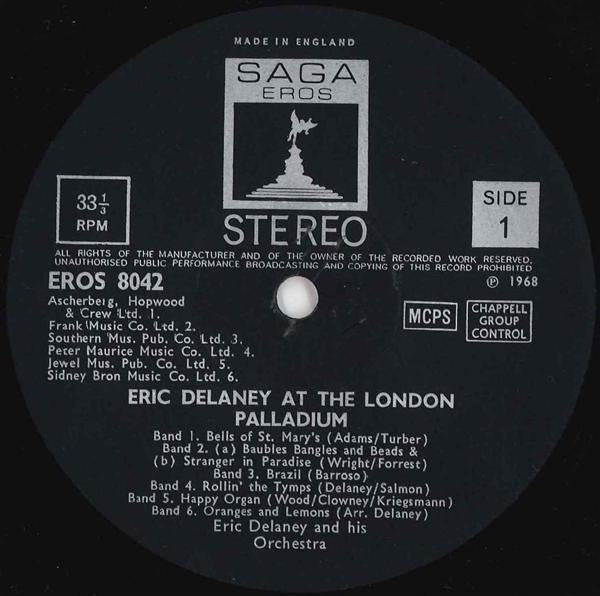 Eric Delaney - At The London Palladium (LP, Album)