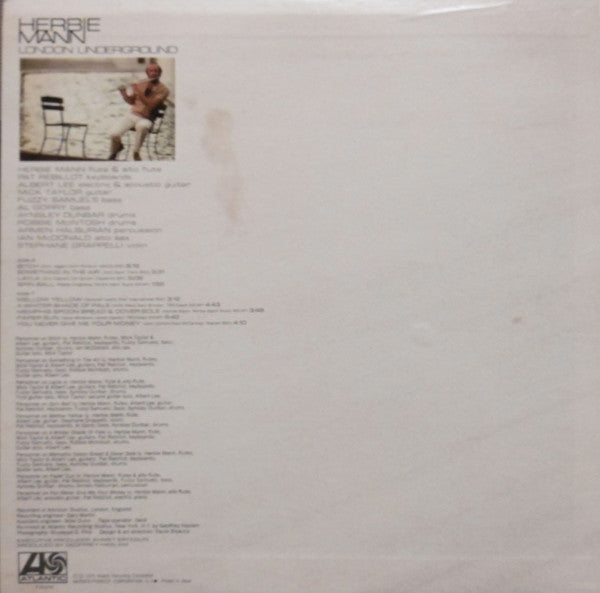 Herbie Mann - London Underground (LP, Album)