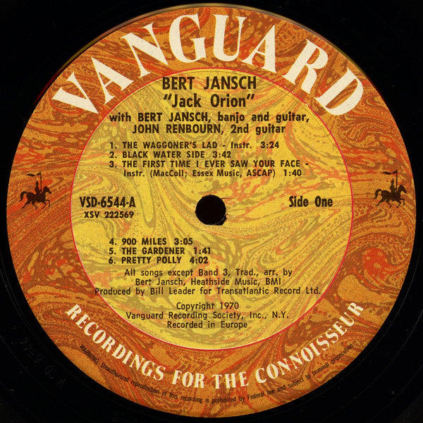 Bert Jansch - Jack Orion (LP, Album)