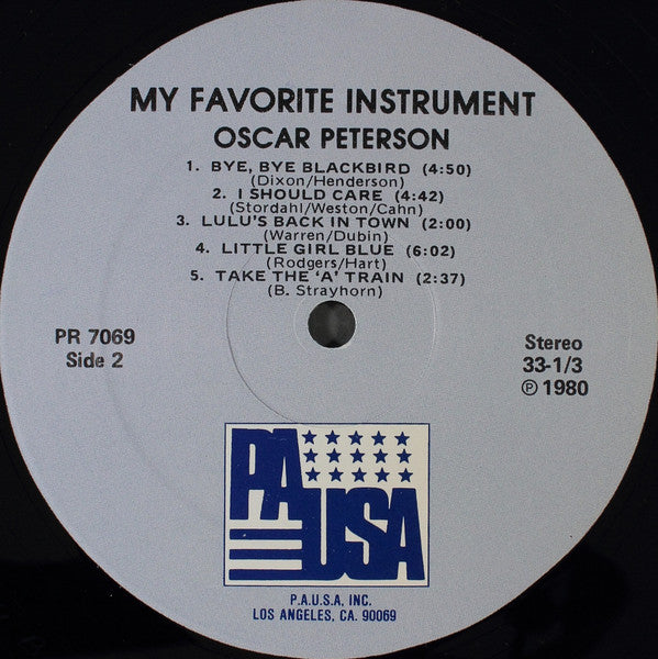 Oscar Peterson - My Favorite Instrument (Exclusively For My Friends...