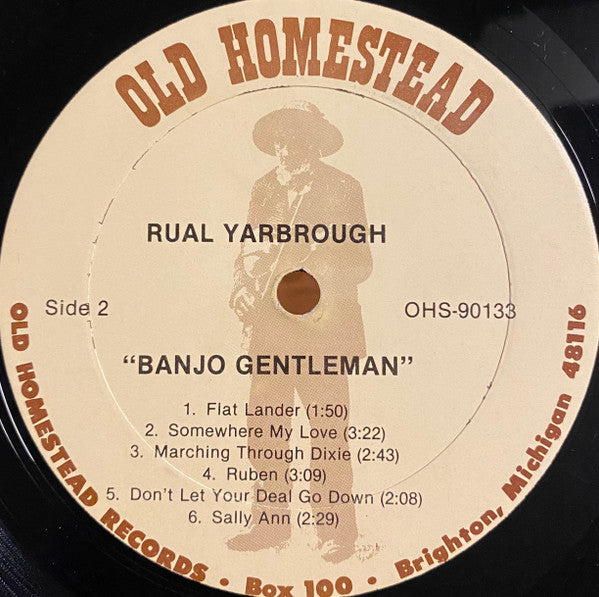 Rual Yarbrough - Banjo Gentleman (LP, Album)