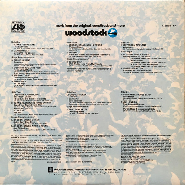 Various - Woodstock - Music From The Original Soundtrack And More(3...