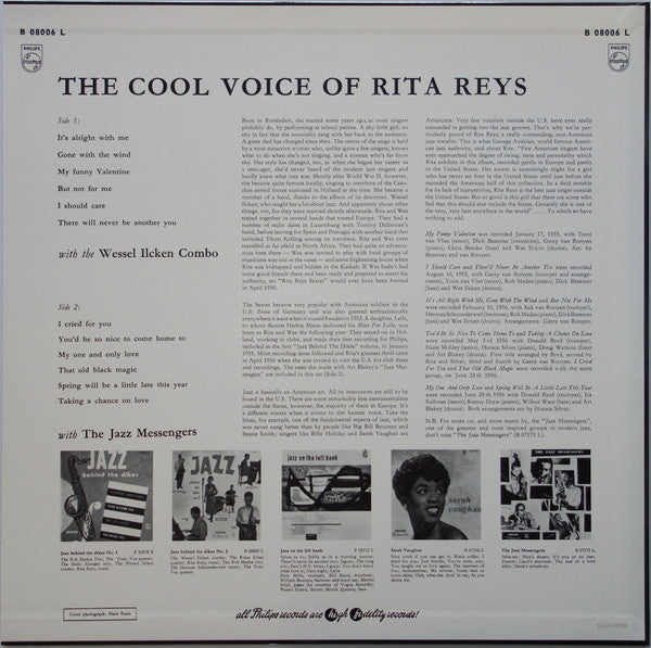 Rita Reys - The Cool Voice Of Rita Reys(LP, Album, Mono, Ltd, RE, R...