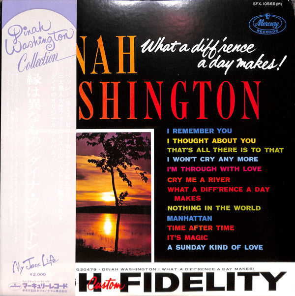 Dinah Washington - What A Diff'rence A Day Makes!(LP, Album, Mono, RE)