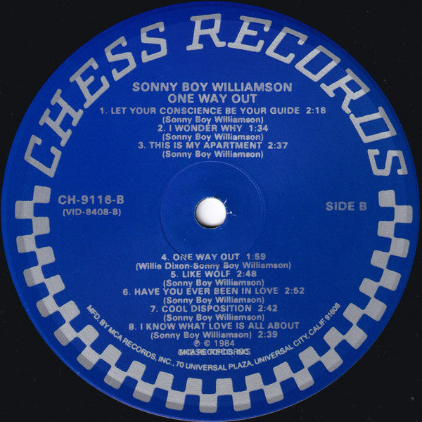 Sonny Boy Williamson (2) - One Way Out (LP, Comp, RE, RP)