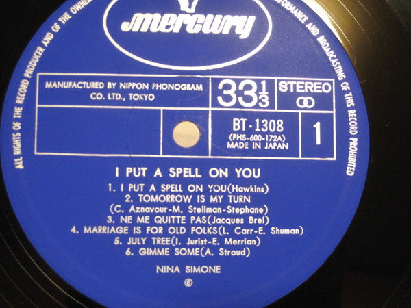 Nina Simone - I Put A Spell On You (LP, Album, RE)