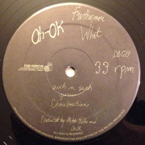 Oh-Ok - Furthermore What (12"", EP)