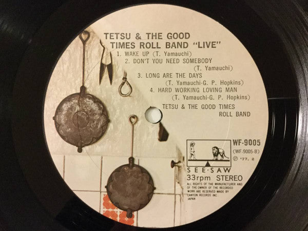 Tetsu & The Good Times Roll Band - Live (LP)