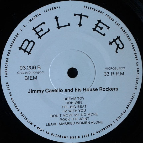 Jimmy Cavallo And His House Rockers - Jimmy Cavello And His House R...
