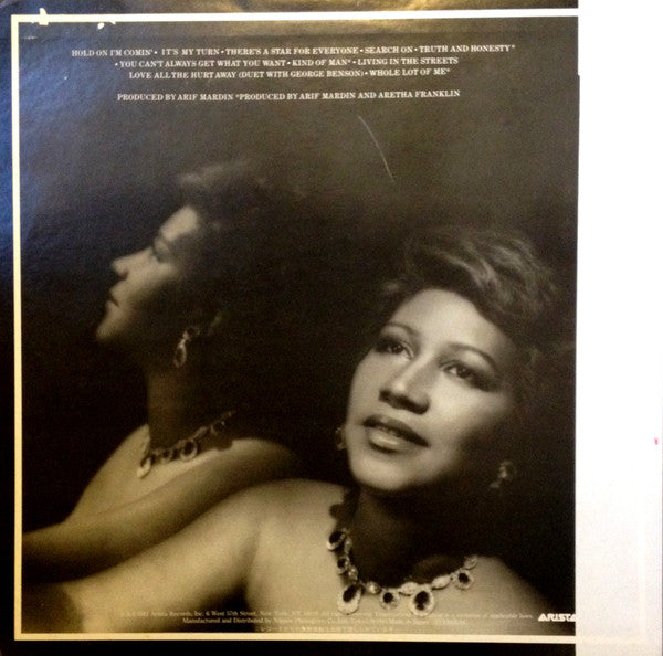 Aretha Franklin - Love All The Hurt Away (LP, Album)