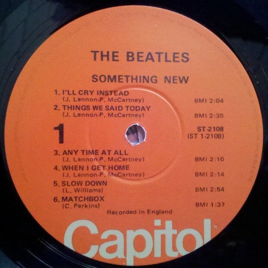 The Beatles - Something New (LP, Album, RE, RP, Ora)