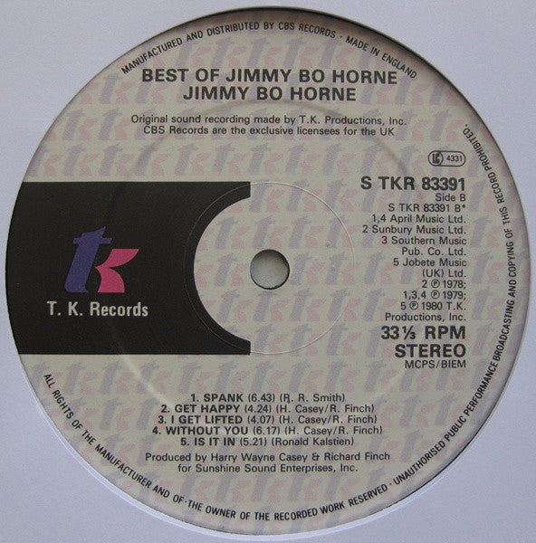 Jimmy 'Bo' Horne* - Best Of Jimmy 'Bo' Horne (LP, Comp)