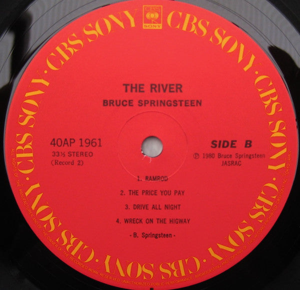 Bruce Springsteen - The River (2xLP, Album, RP)