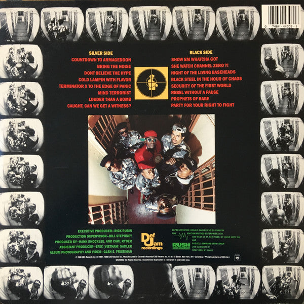 Public Enemy - It Takes A Nation Of Millions To Hold Us Back(LP, Al...