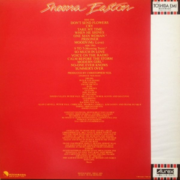 Sheena Easton - Take My Time (LP, Album)