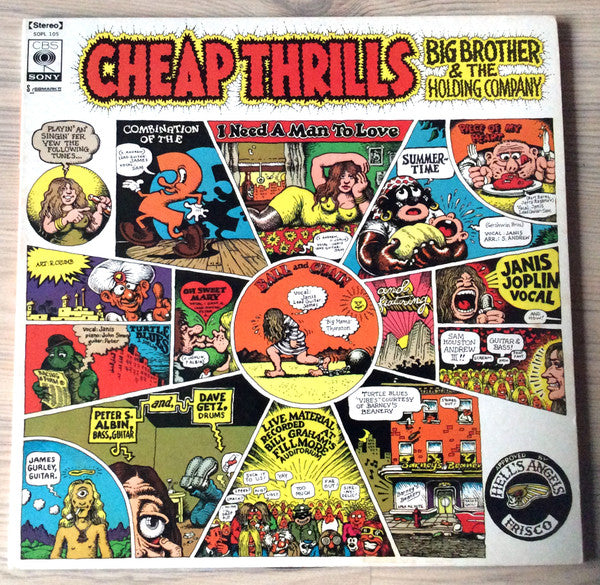 Big Brother & The Holding Company - Cheap Thrills (LP, Album, Gat)