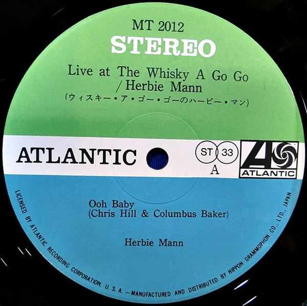 Herbie Mann - Live At The Whisky A Go Go (LP, Album, Gat)
