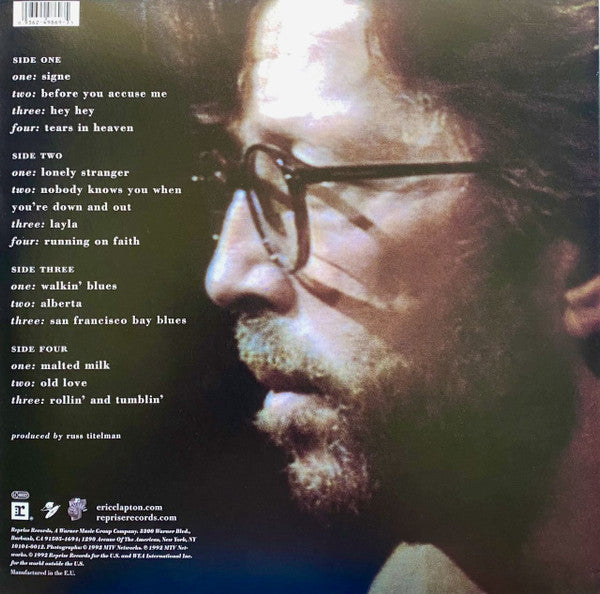 Eric Clapton - Unplugged (2xLP, Album, RE, 180)