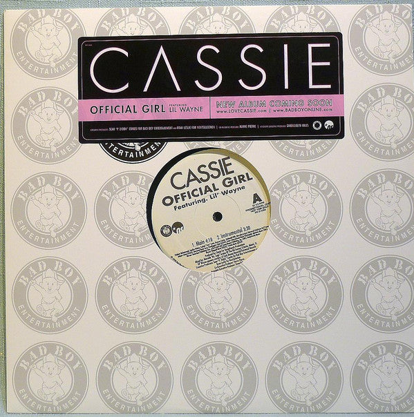 Cassie (2) feat. Lil' Wayne* - Official Girl (12"", Promo)