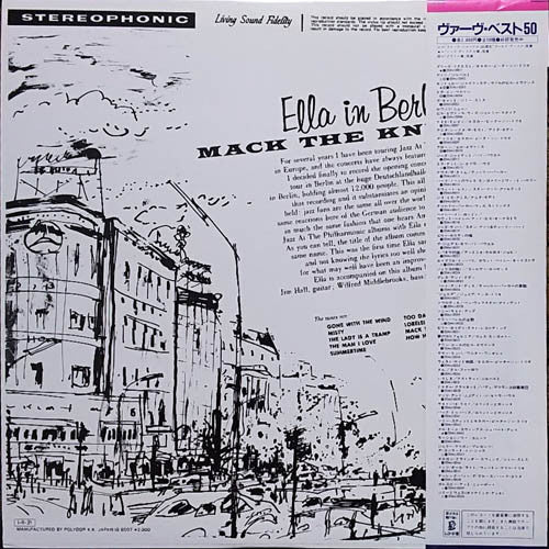 Ella Fitzgerald - Mack The Knife - Ella In Berlin (LP, Album, RE)