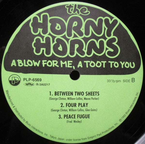 Fred Wesley & The Horny Horns - A Blow For Me, A Toot To You(LP, Al...