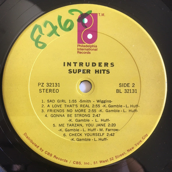 Intruders* - Super Hits (LP, Comp, RE, RP)