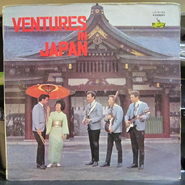 The Ventures - Ventures In Japan (LP, Album, Red)