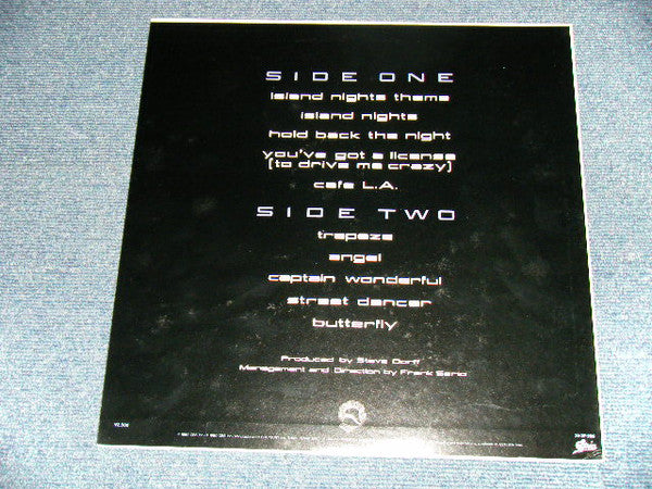 Tony Sciuto - Island Nights (LP, Album)