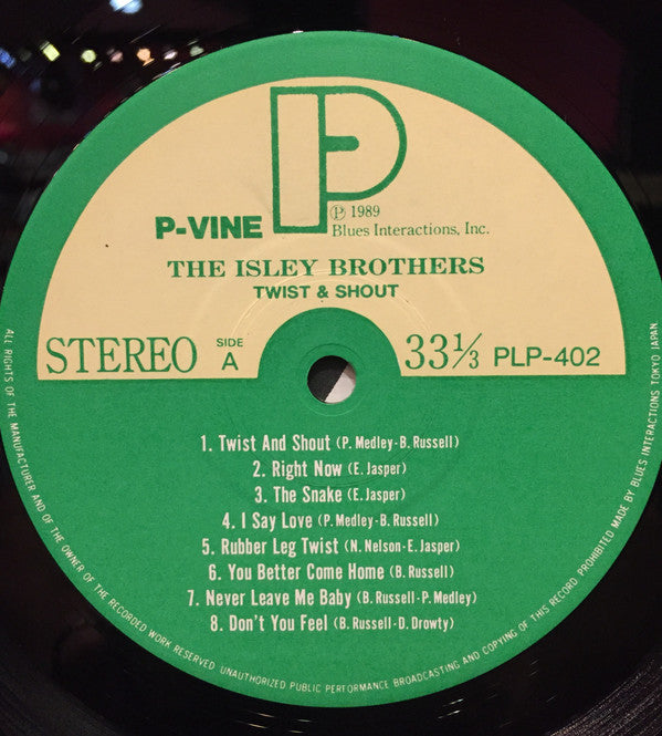 The Isley Brothers - Twist & Shout (LP, Album, RE)