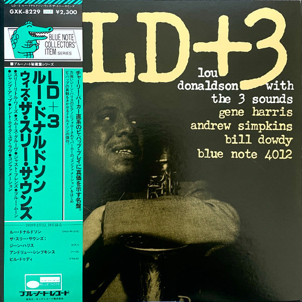 Lou Donaldson With The Three Sounds - LD+3 (LP, Album, RE)