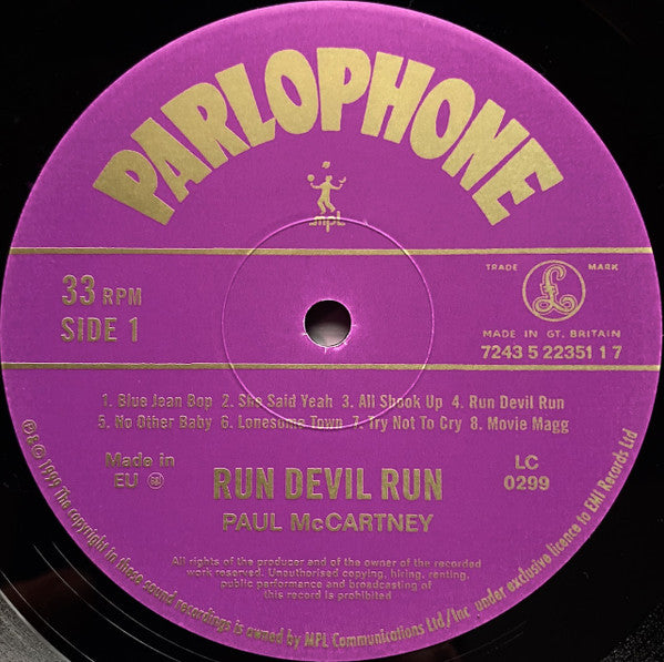 Paul McCartney - Run Devil Run (LP, Album)