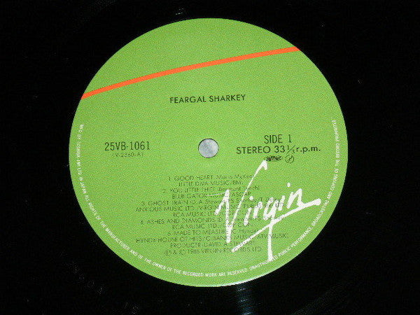Feargal Sharkey - Feargal Sharkey (LP, Album)