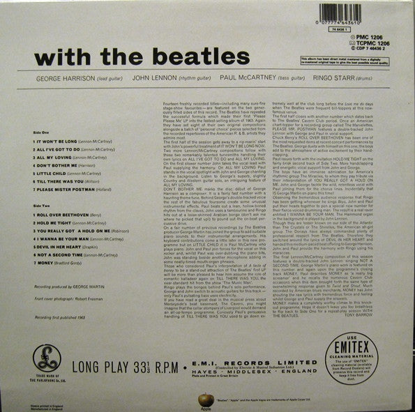 The Beatles - With The Beatles (LP, Album, Mono, RE, RM)