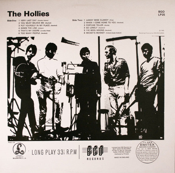 Hollies* - Hollies (LP, Album, RE)