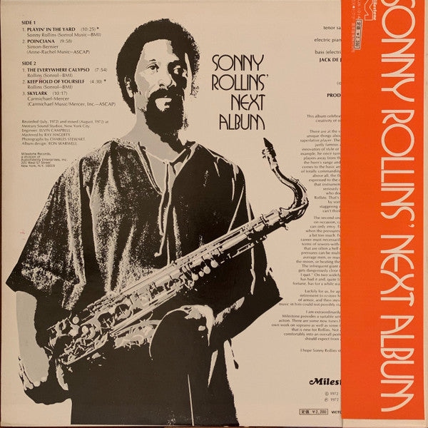 Sonny Rollins - Next Album (LP, Album, + 7)