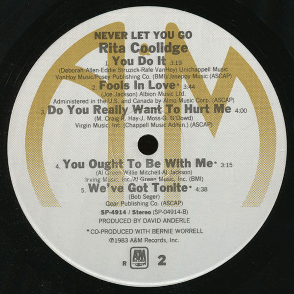 Rita Coolidge - Never Let You Go (LP, Album)