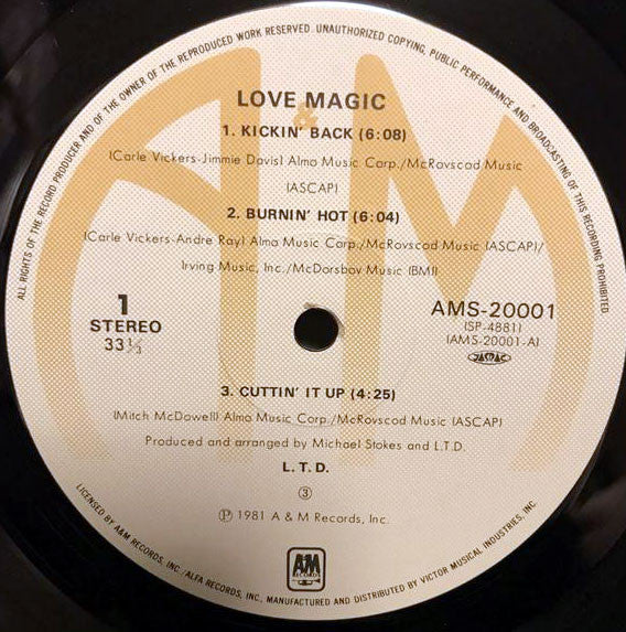 L.T.D. - Love Magic (LP, Album)